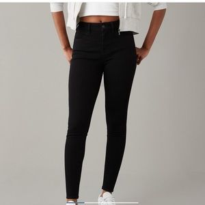 American Eagle the dream jean style black jeans size 6 no distressing